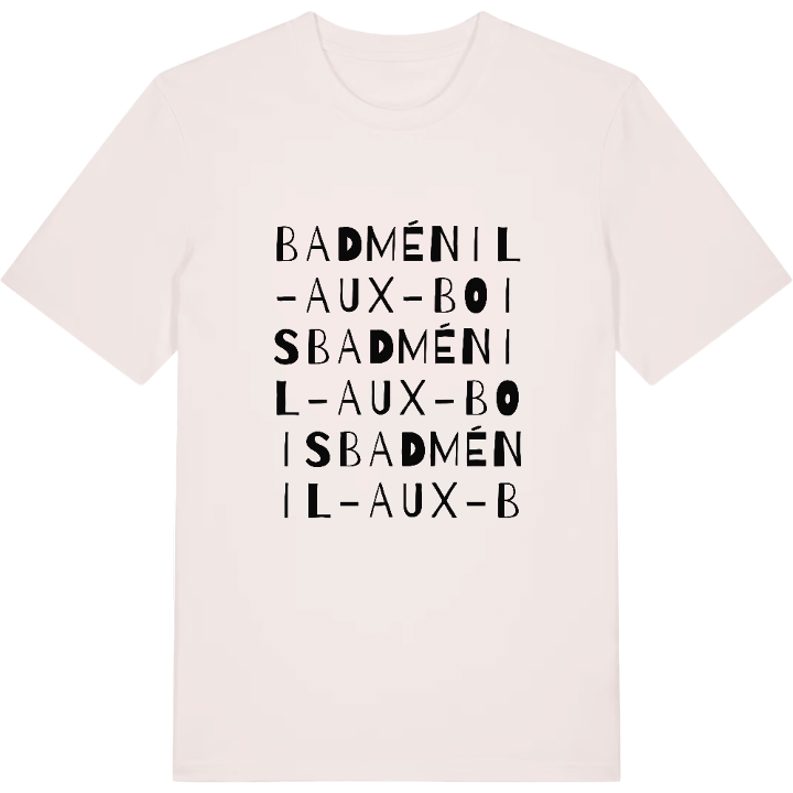 Badménil-aux-Bois wordplay t-shirt – t-shirt from PinShirt