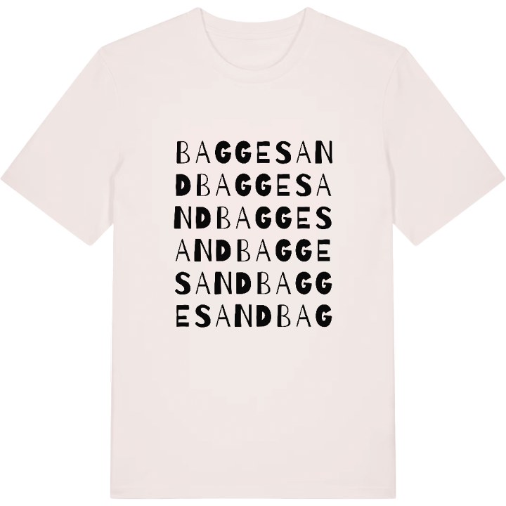Baggesand wordplay t-shirt – t-shirt from PinShirt