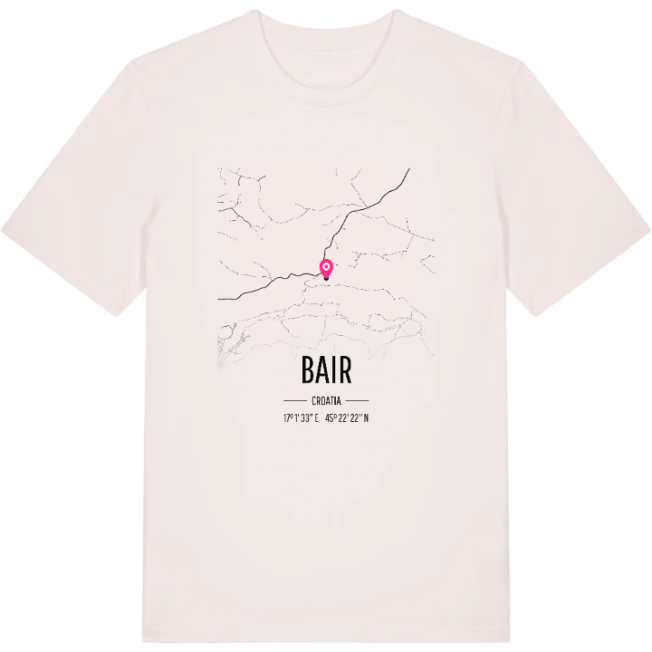 Bair map t-shirt – t-shirt from PinShirt