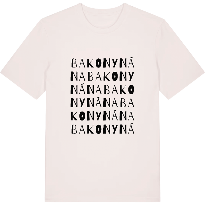 Bakonynána wordplay t-shirt – t-shirt from PinShirt