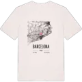 Barcelona karta t-shirt
