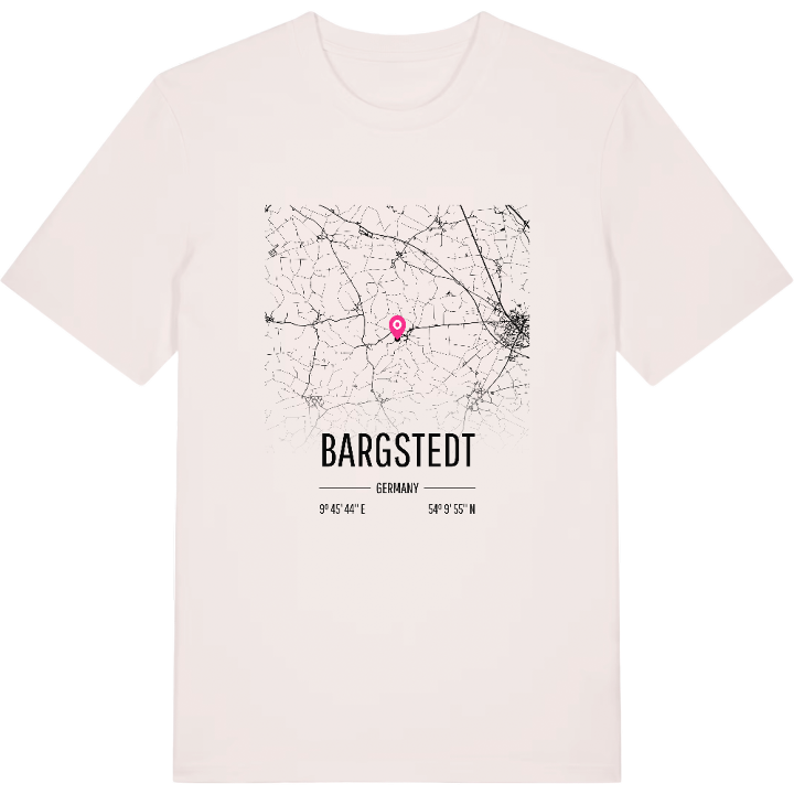 Bargstedt map t-shirt – t-shirt from PinShirt