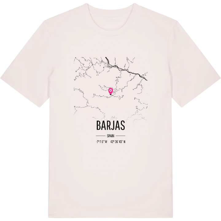 Barjas map t-shirt – t-shirt from PinShirt