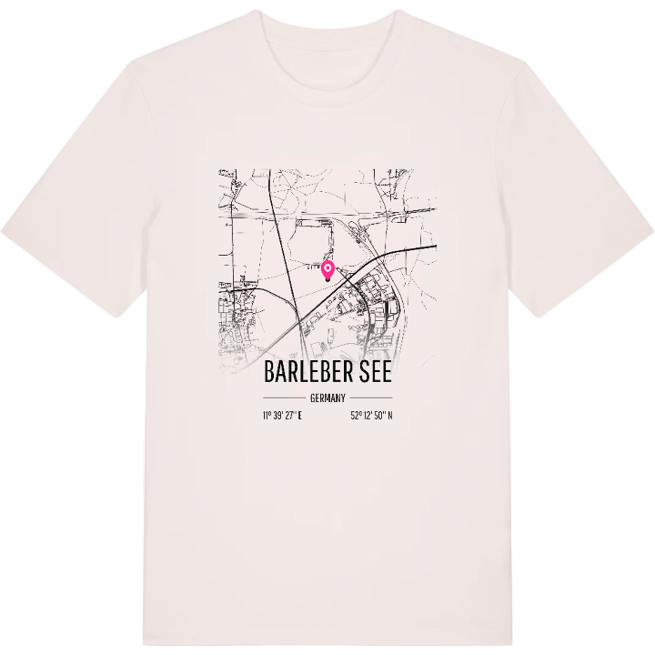 Barleber See map t-shirt – t-shirt from PinShirt