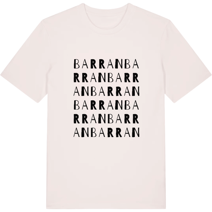 Barran wordplay t-shirt – t-shirt from PinShirt