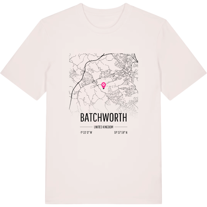 Batchworth map t-shirt – t-shirt from PinShirt
