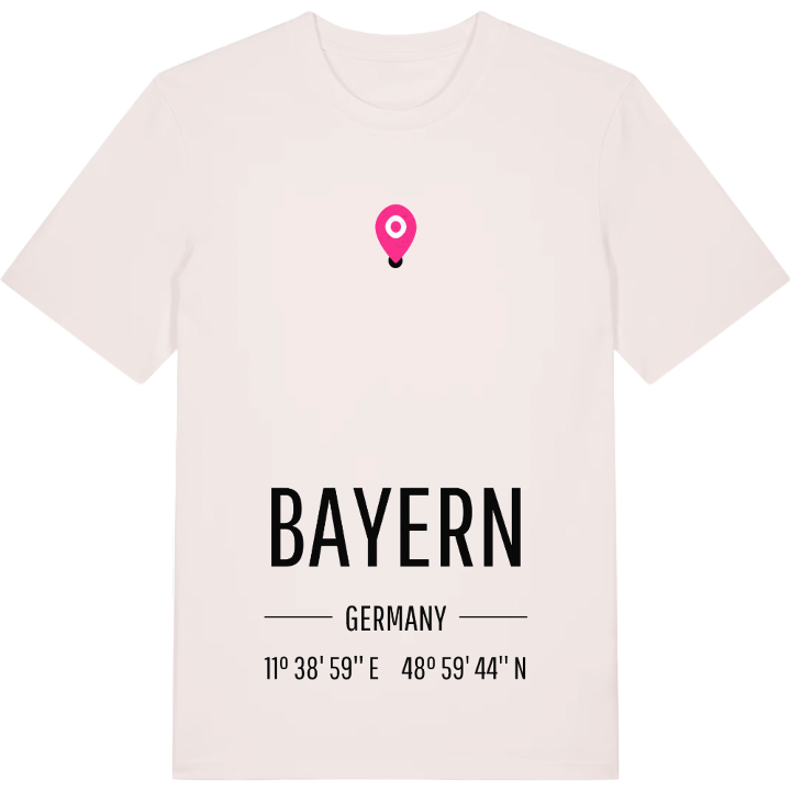 Bayern map t-shirt – t-shirt from PinShirt