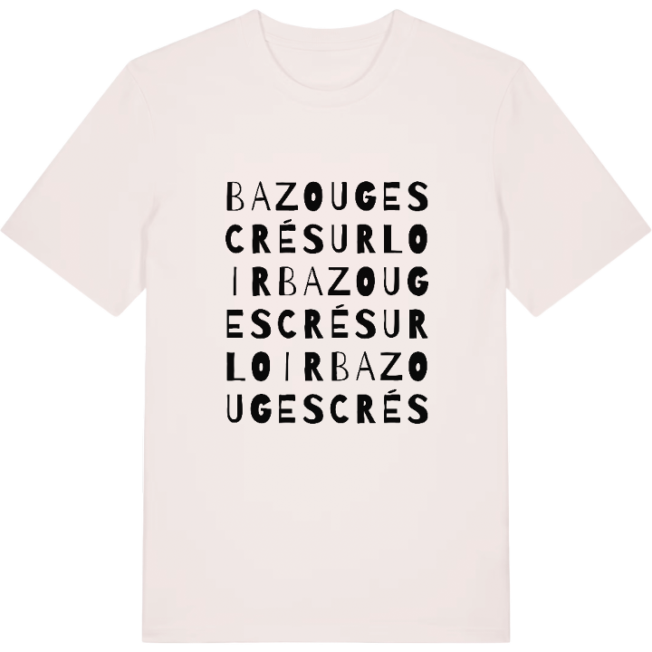 Bazouges Cré sur Loir wordplay t-shirt – t-shirt from PinShirt