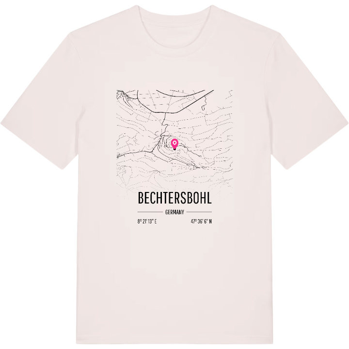Bechtersbohl map t-shirt – t-shirt from PinShirt