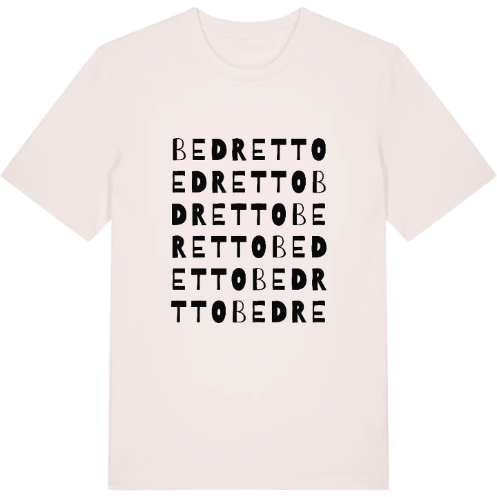 Bedretto wordplay t-shirt – t-shirt from PinShirt