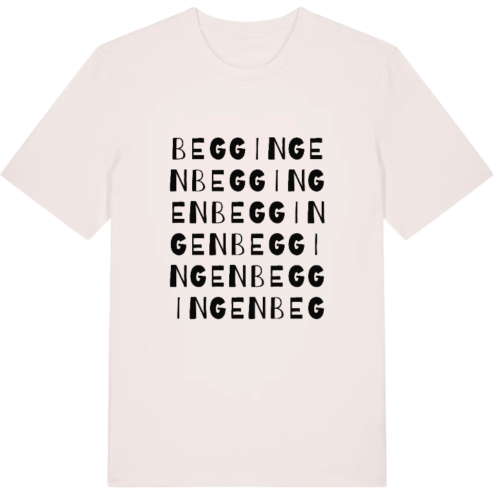 Beggingen wordplay t-shirt – t-shirt from PinShirt