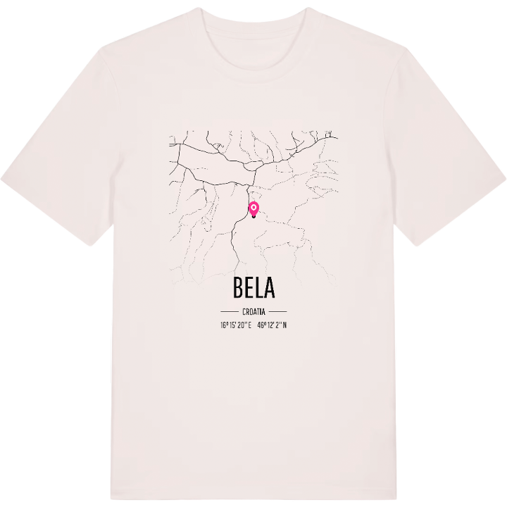 Bela map t-shirt – t-shirt from PinShirt