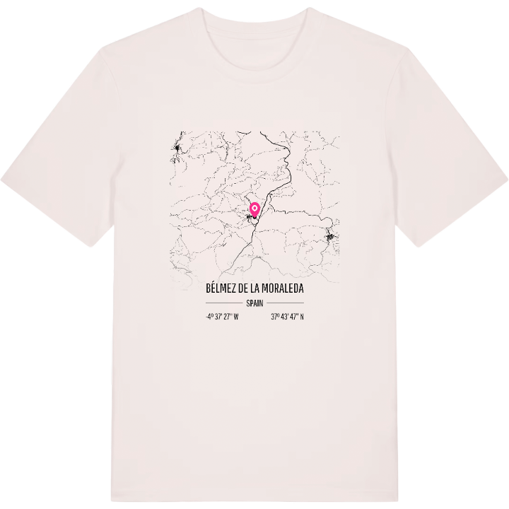 Bélmez de la Moraleda map t-shirt – t-shirt from PinShirt