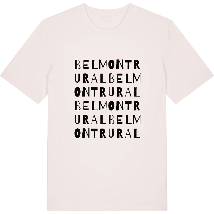 Belmont Rural wordplay t-shirt – t-shirt from PinShirt
