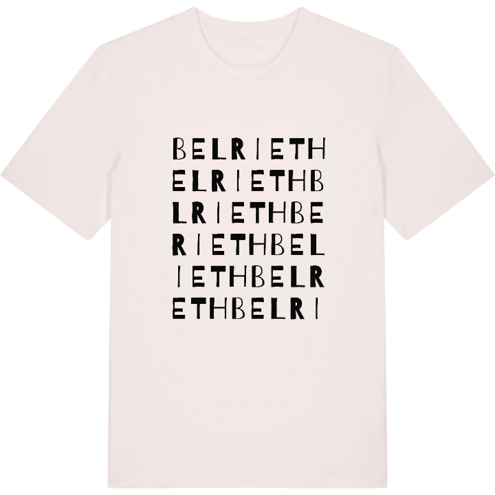 Belrieth wordplay t-shirt – t-shirt from PinShirt