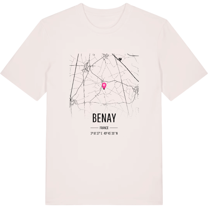 Benay map t-shirt – t-shirt from PinShirt