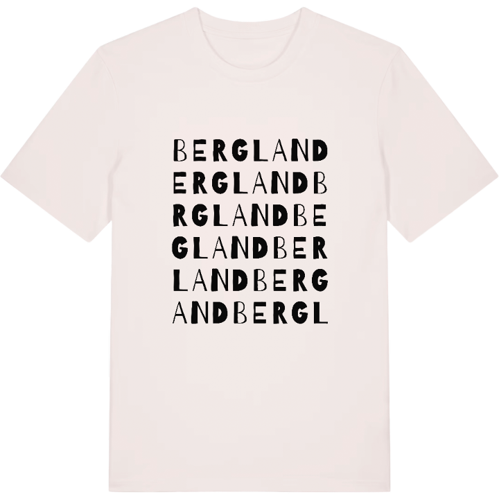 Bergland wordplay t-shirt – t-shirt from PinShirt