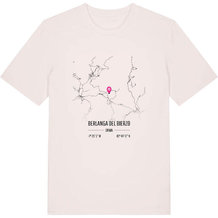 Berlanga del Bierzo map t-shirt – t-shirt from PinShirt