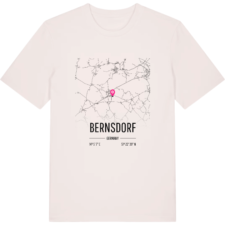 Bernsdorf map t-shirt – t-shirt from PinShirt