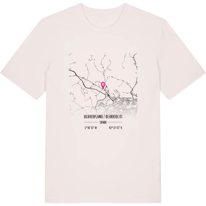 Berrioplano / Berriobeiti map t-shirt – t-shirt from PinShirt