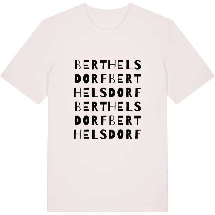 Berthelsdorf wordplay t-shirt – t-shirt from PinShirt