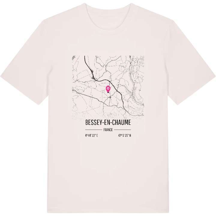 Bessey-en-Chaume map t-shirt – t-shirt from PinShirt