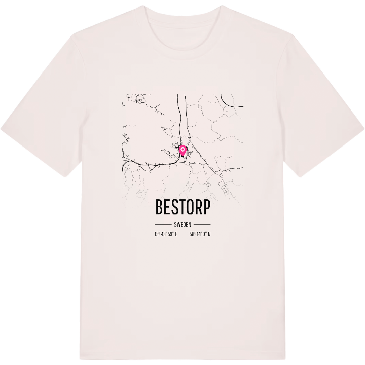 Bestorp map t-shirt – t-shirt from PinShirt