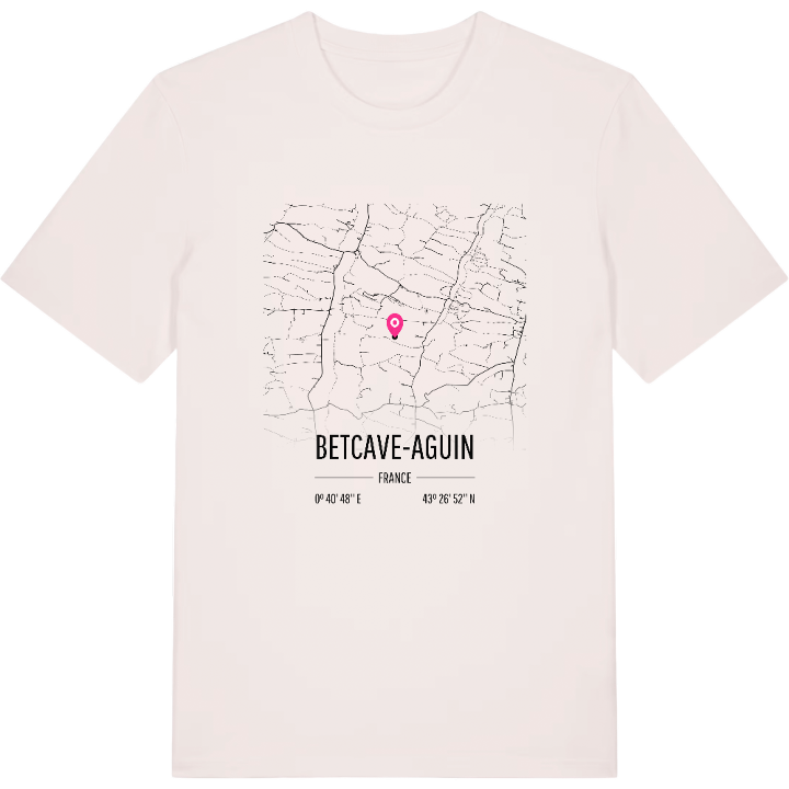 Betcave-Aguin map t-shirt – t-shirt from PinShirt
