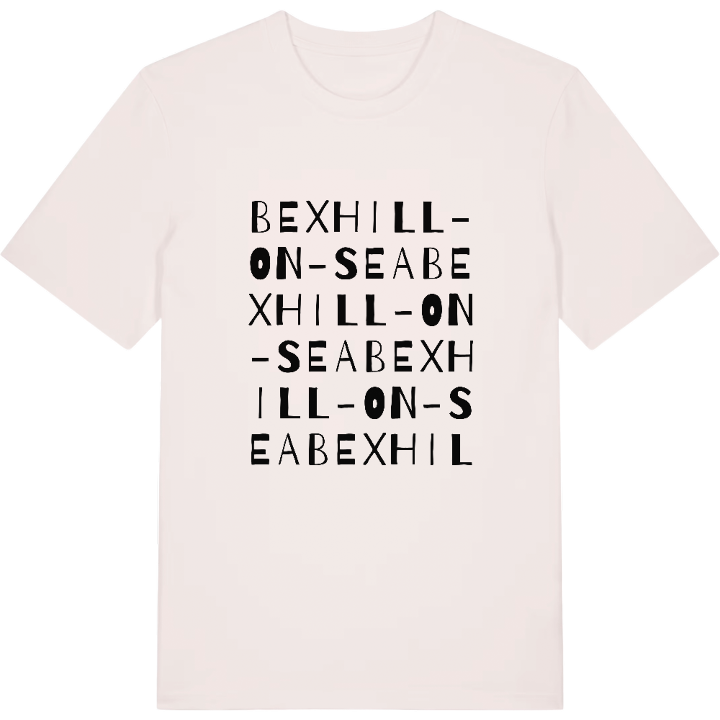 Bexhill-on-Sea wordplay t-shirt – t-shirt from PinShirt