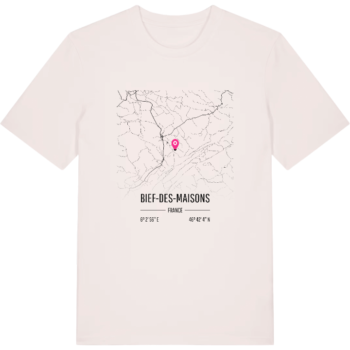 Bief-des-Maisons map t-shirt – t-shirt from PinShirt