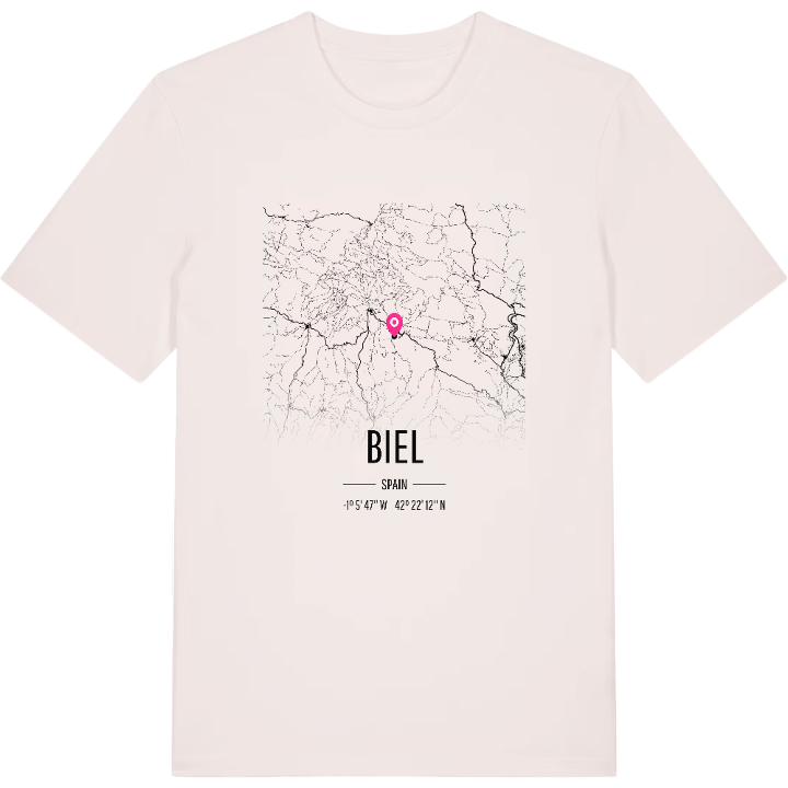 Biel map t-shirt – t-shirt from PinShirt