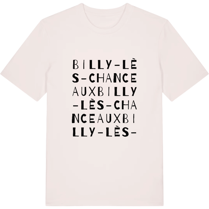 Billy-lès-Chanceaux wordplay t-shirt – t-shirt from PinShirt