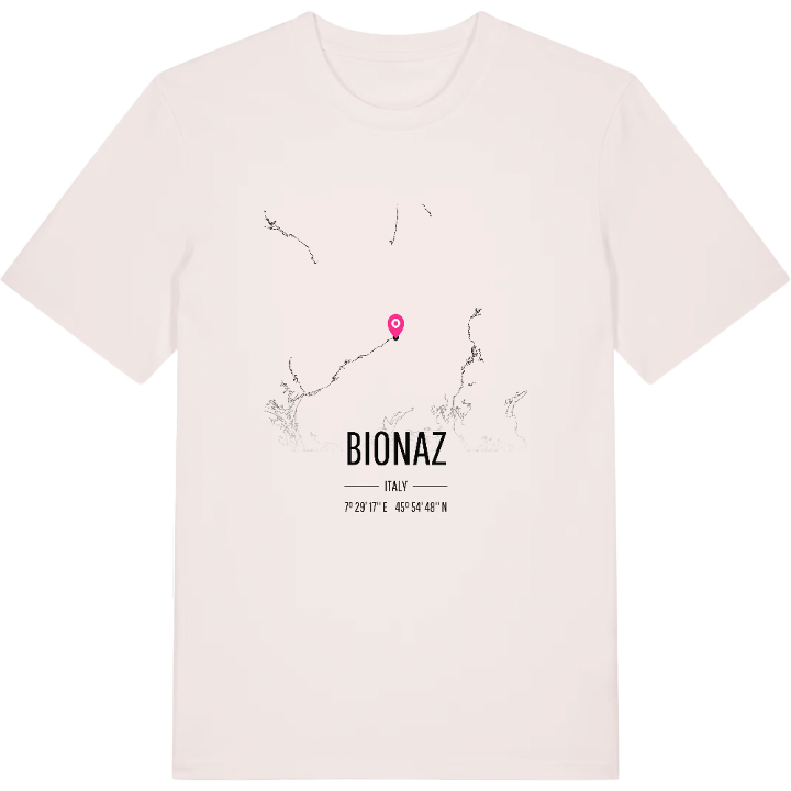 Bionaz map t-shirt – t-shirt from PinShirt