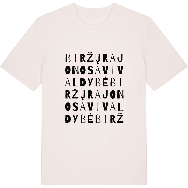 Biržų rajono savivaldybė wordplay t-shirt – t-shirt from PinShirt