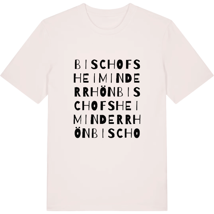 Bischofsheim in der Rhön wordplay t-shirt – t-shirt from PinShirt