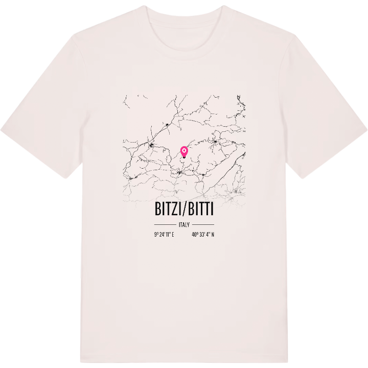 Bitzi/Bitti map t-shirt – t-shirt from PinShirt