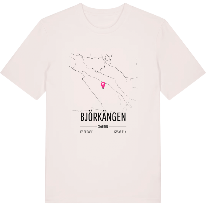 Björkängen map t-shirt – t-shirt from PinShirt