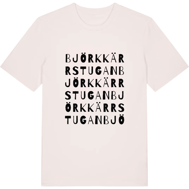 Björkkärrstugan wordplay t-shirt – t-shirt from PinShirt