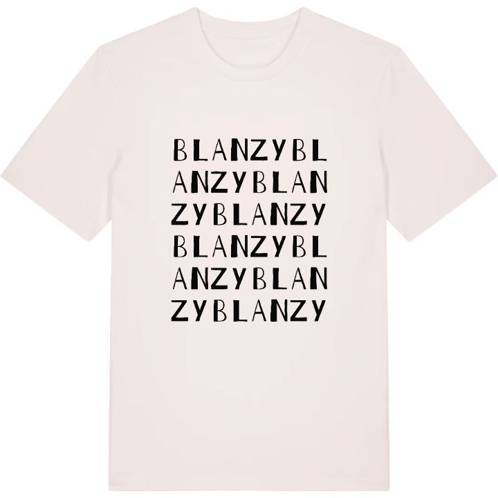 Blanzy wordplay t-shirt – t-shirt from PinShirt