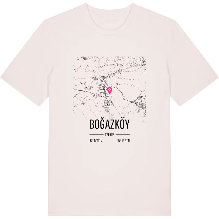 Boğazköy map t-shirt – t-shirt from PinShirt