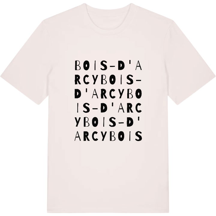 Bois-d'Arcy wordplay t-shirt – t-shirt from PinShirt