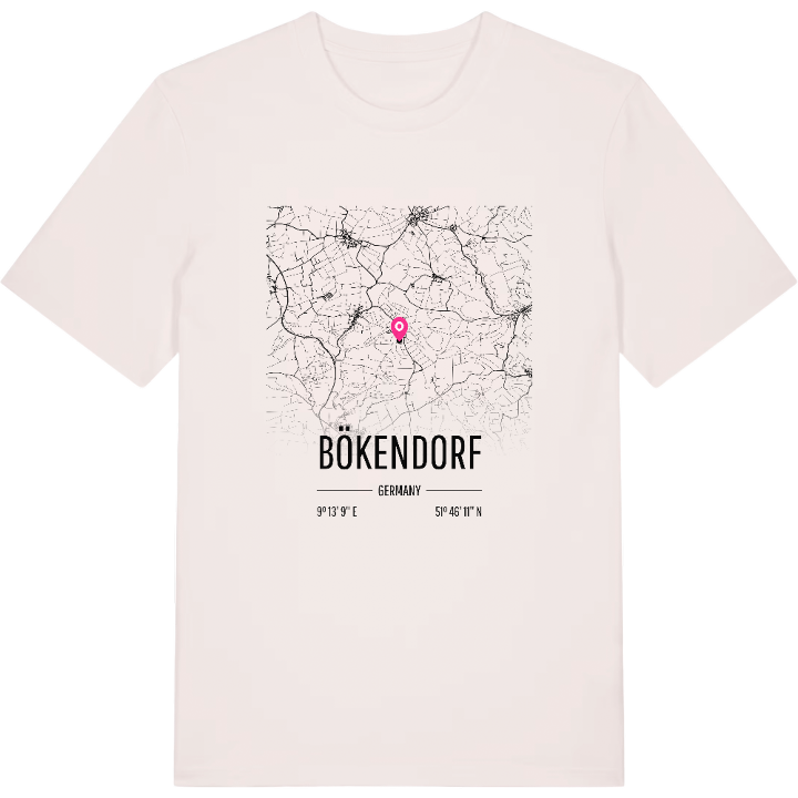 Bökendorf map t-shirt – t-shirt from PinShirt