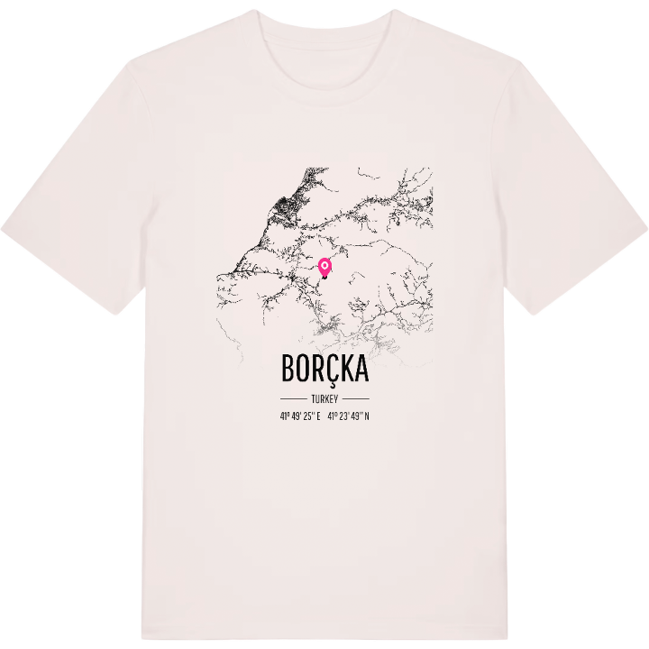 Borçka map t-shirt – t-shirt from PinShirt