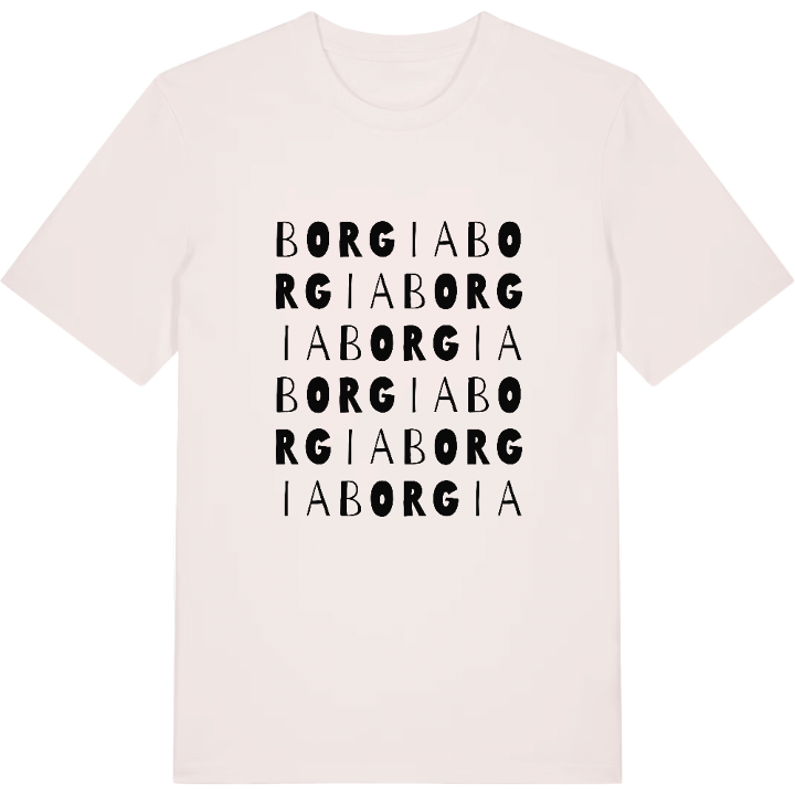 Borgia wordplay t-shirt – t-shirt from PinShirt