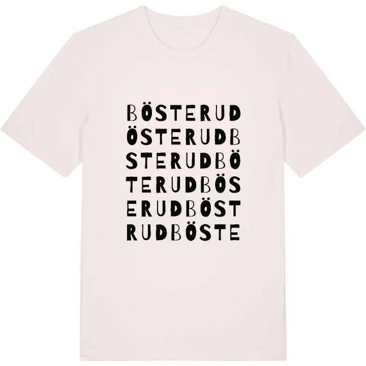 Bösterud wordplay t-shirt – t-shirt from PinShirt