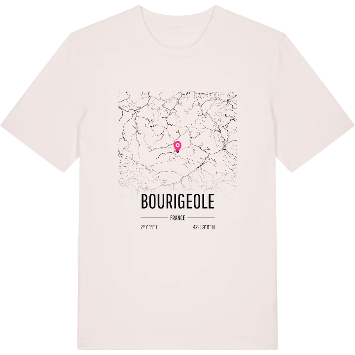 Bourigeole map t-shirt – t-shirt from PinShirt