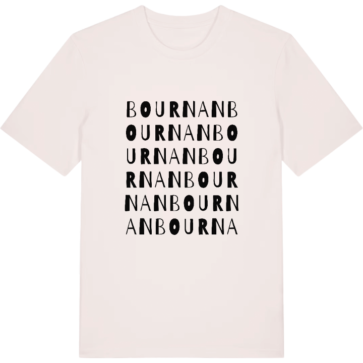 Bournan wordplay t-shirt – t-shirt from PinShirt