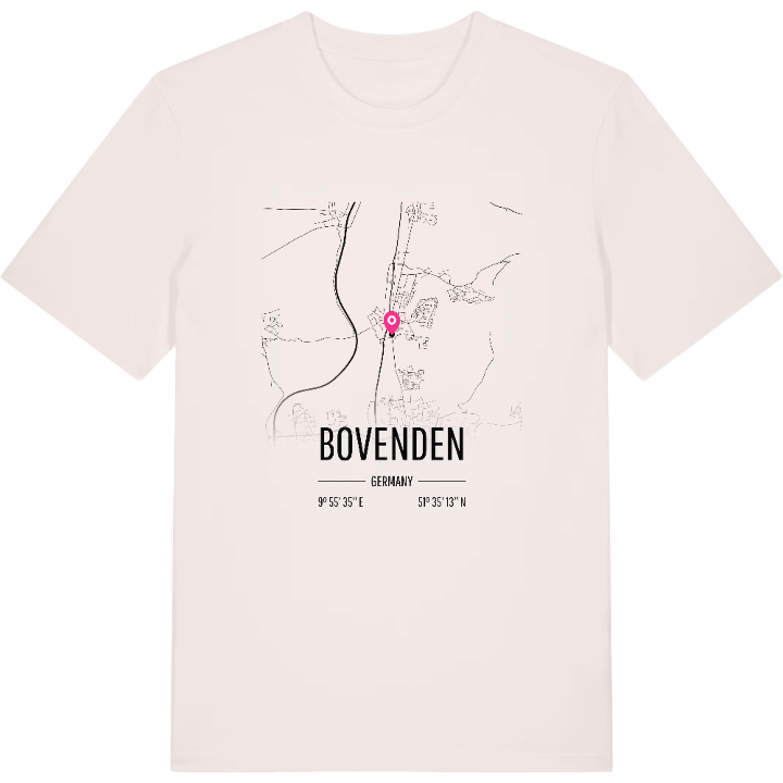 Bovenden map t-shirt – t-shirt from PinShirt