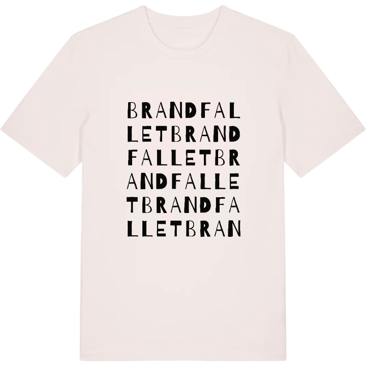 Brandfallet wordplay t-shirt – t-shirt from PinShirt