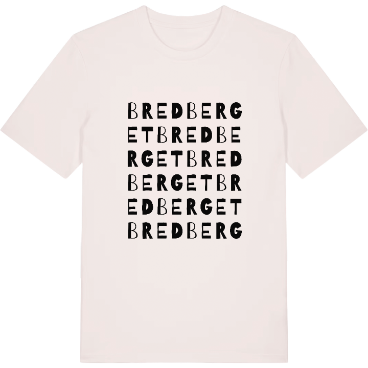 Bredberget wordplay t-shirt – t-shirt from PinShirt